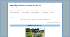 Desktop Screenshot of muskoka.ambulance.ca
